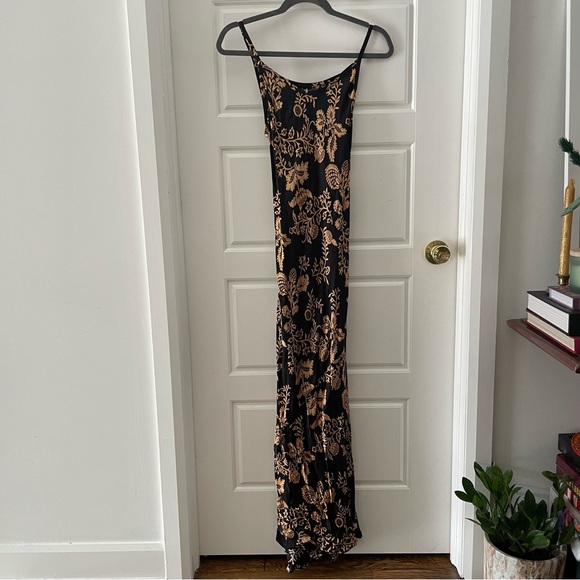 ZARA Maxi patterned dress Size M - Picture 1 of 6